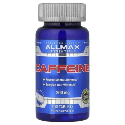Allmax Nutrition Caffeine Essentials 100 Tabs | Muscles Factory