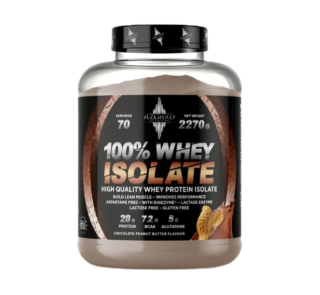 ازجارد نيوتريشن واي بروتين ايزوليت 2270 جم 70 جرعة Azgard Nutrition 100% Whey Isolate