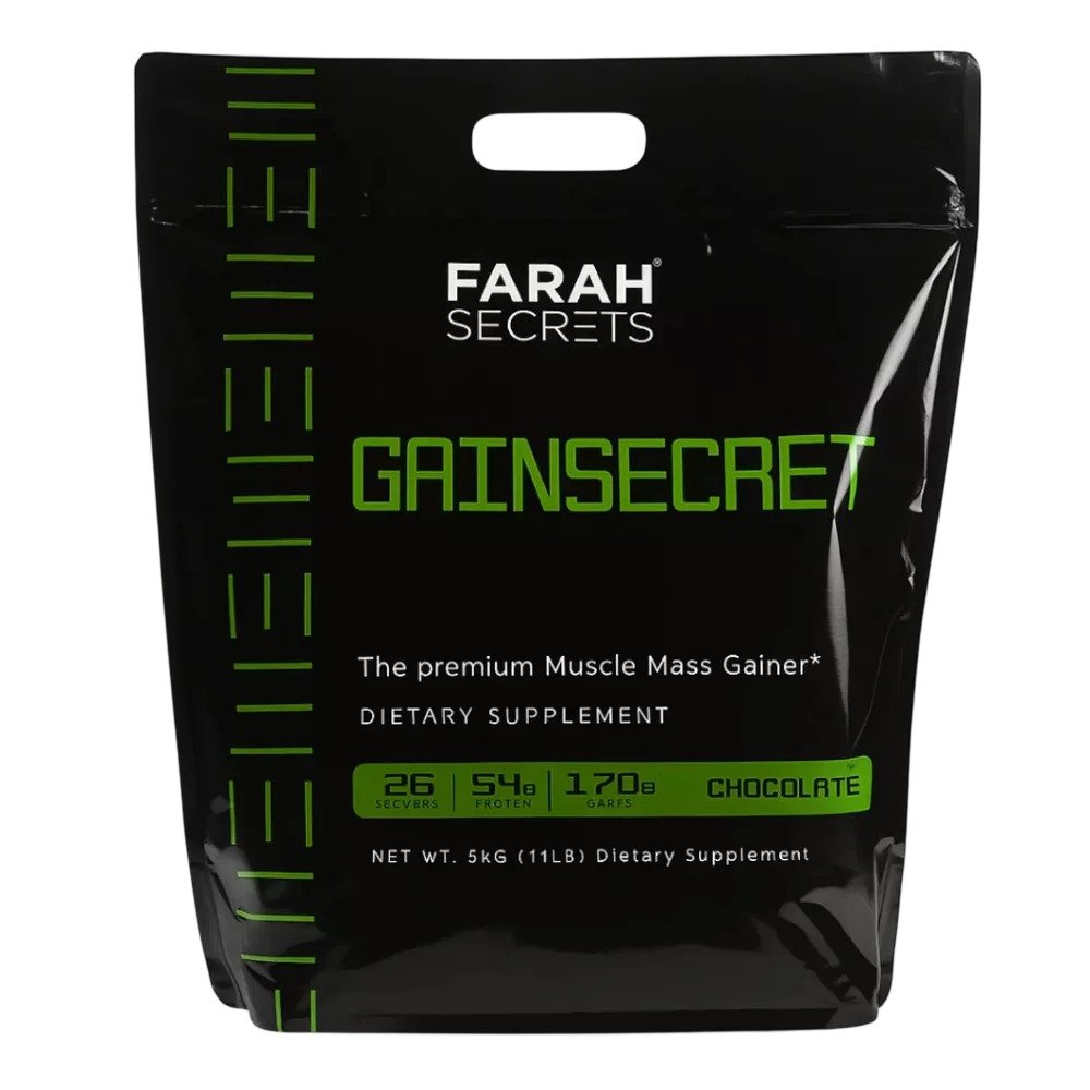Farah Secrets Gain Secret-26serv.-5KG Farah Secrets Gain Secret 5KG – Mass Gainer 26 Servings - Image 1
