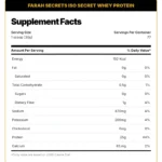 Farah Secrets ISO Secret Whey Protein 2.3 كجم – آيزو واي بروتين 77 حصة - Image 2