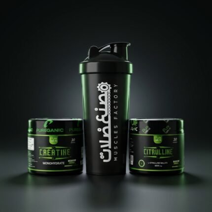 PureGanic Creatine Monohydrate + Citrulline Malate 6000mg + Shaker