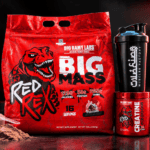 Red Rex Big Mass 12 LBS مع Red Rex Creatine وشيكر مصنع عضلات
