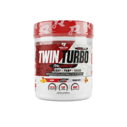 Tractor Twin Turbo Pre Workout Mango Passion Fruit 60 Servings